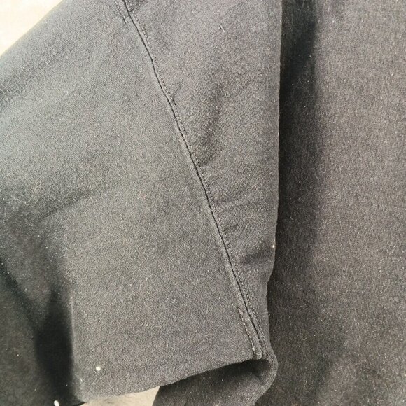 Gildan Sweatshirt Men Size XL Athleisure Crew neck Pullover Black and White - Picture 14 of 14